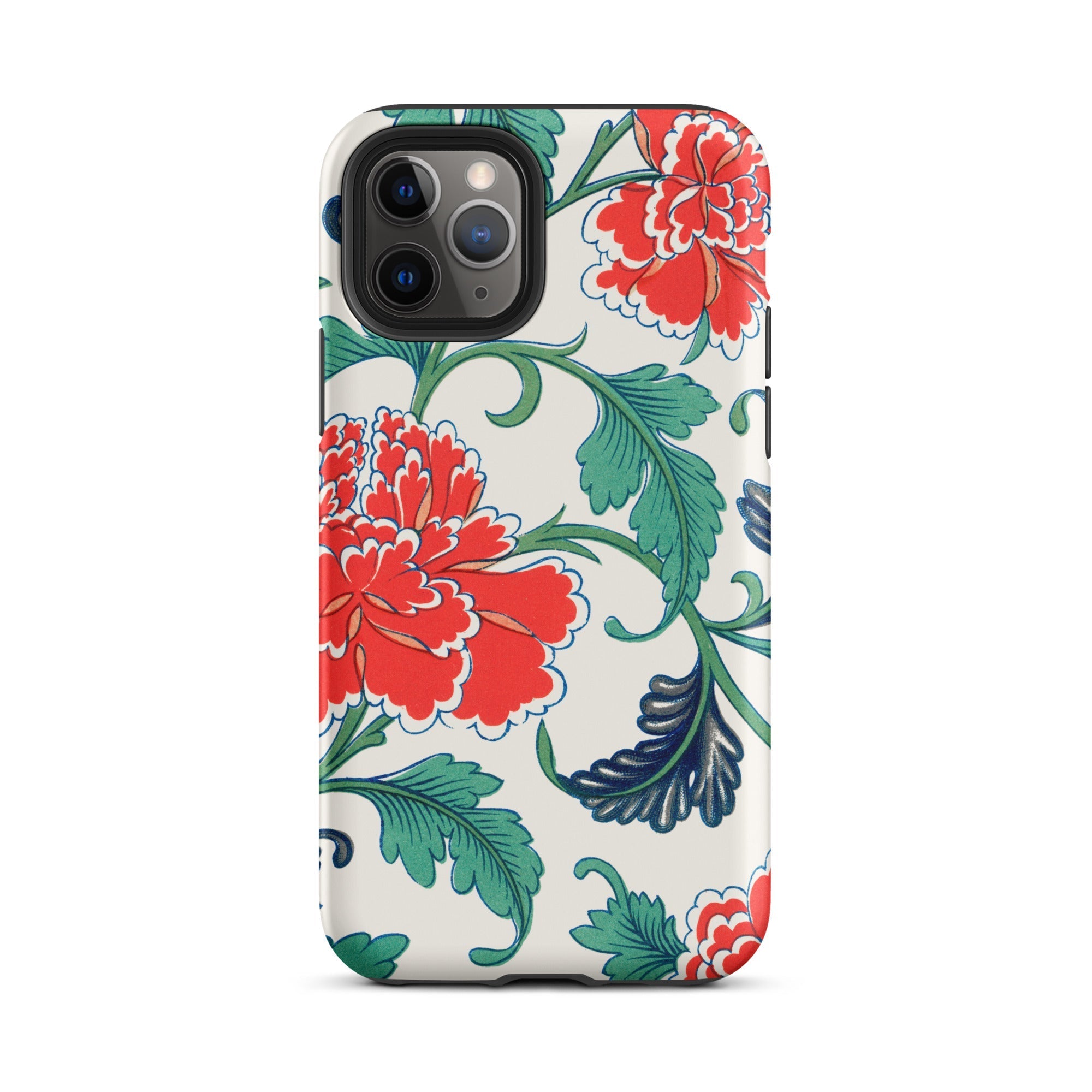 Red Peonies Owen Jones Floral Iphone Case, 11 Pro / Matte, Floral Patterned Phone Case
