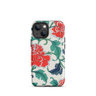 Red Peonies Owen Jones Floral Iphone Case, 13 Mini / Matte, Floral Patterned Phone Case