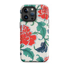 Red Peonies Owen Jones Floral Iphone Case, 15 Pro Max / Matte, Floral Patterned Phone Case