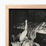 Reducing Exercises - George Bellows Art Print / Canvas Black-and-white Figure Checkered Garment Framed Light, Tips, Tenement Bedroom,
