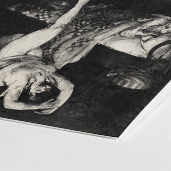 Reducing Exercises - George Bellows Art Print / Canvas Black White Lithograph Figure Intricate Printed Textured, Tips, Tenement Bedroom,