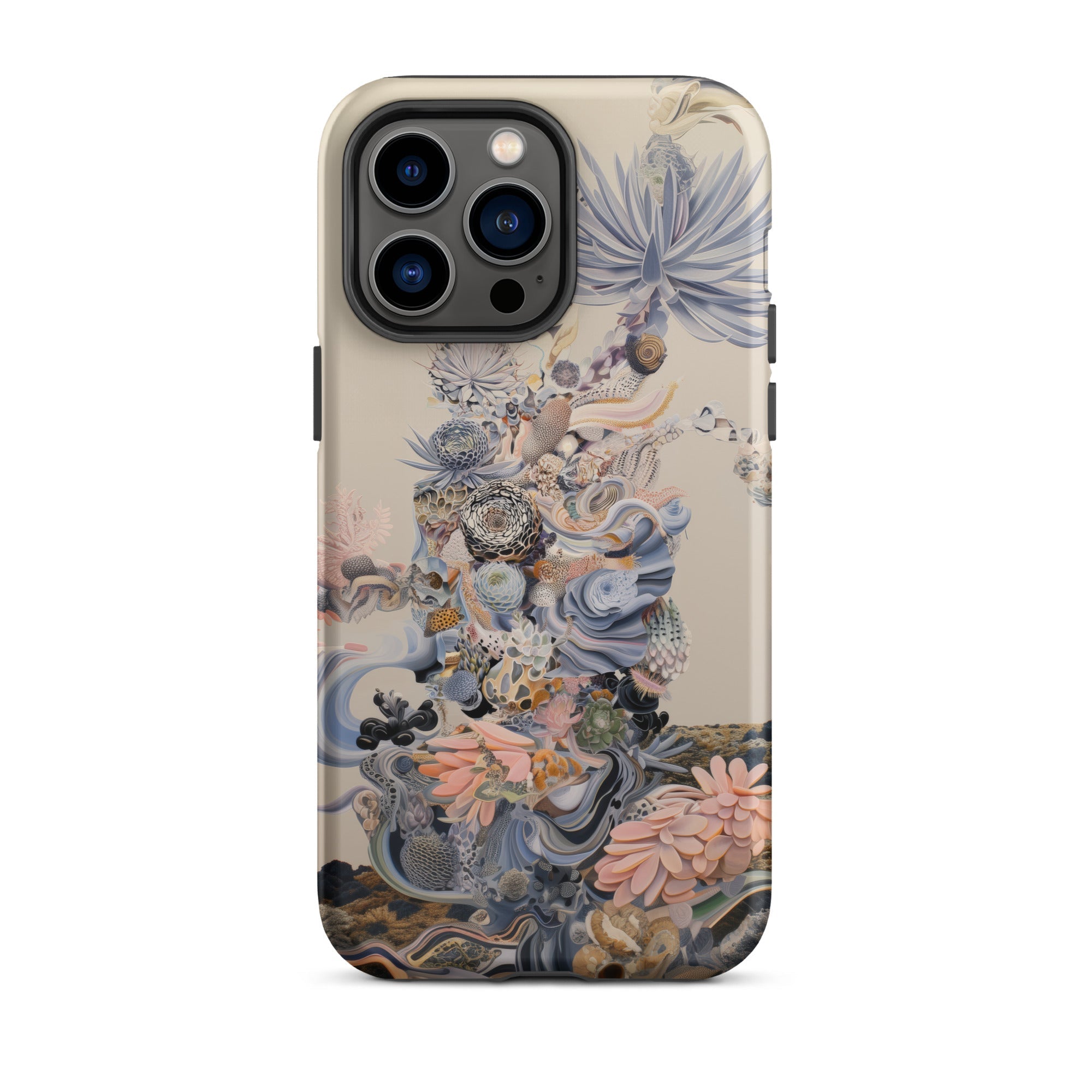 Regalia Surreal Succulent Cornucopia Iphone Case, 14 Pro Max / Matte, Floral Patterned Iphone Case