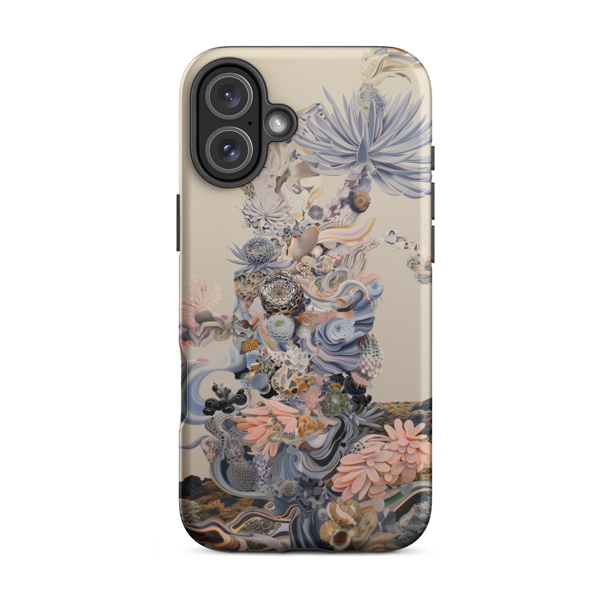 Regalia Surreal Succulent Cornucopia Iphone Case, 16 Plus / Matte, Floral Patterned Phone Case