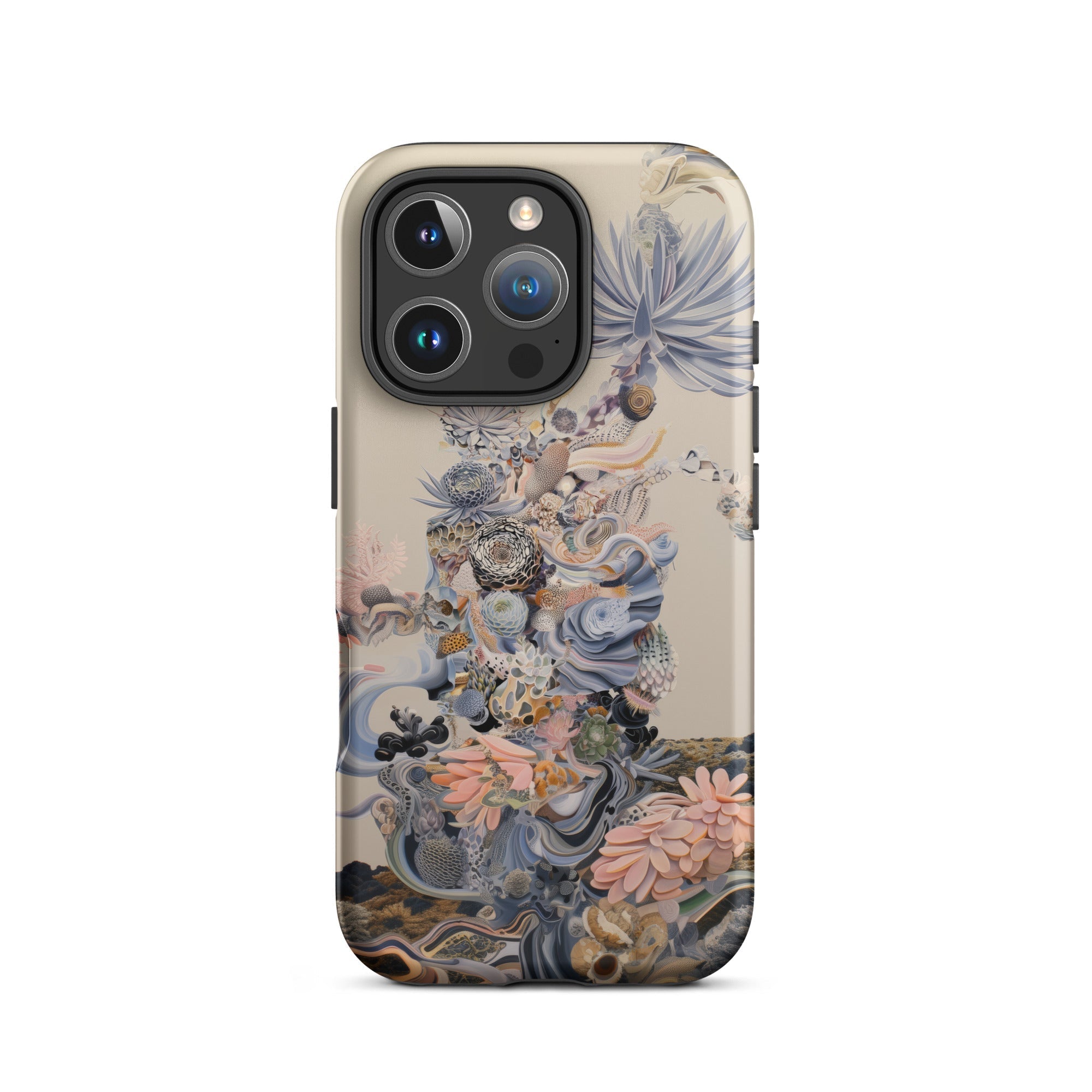 Regalia Surreal Succulent Cornucopia Iphone Case, 16 Pro / Matte, Floral Patterned Smartphone Case