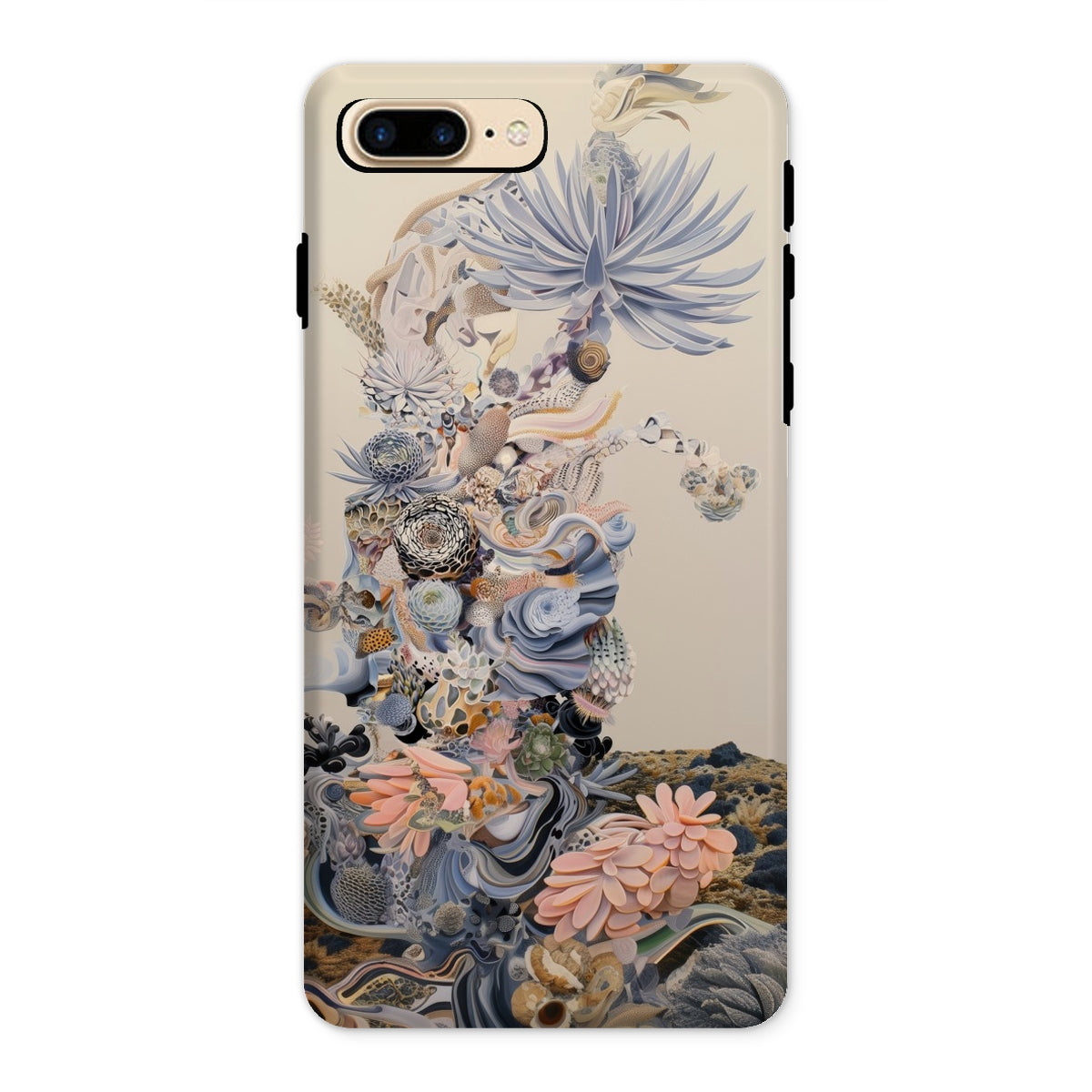 Regalia Surreal Succulent Cornucopia Iphone Case, 8 Plus / Matte, Floral Patterned Phone Case