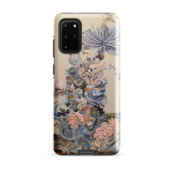 Regalia - Surreal Succulent Cornucopia Phone Case Samsung Galaxy S20 Plus / Gloss Beige Phone Case Adorned Intricate Artistic Design