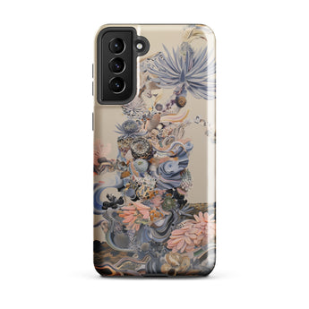 Regalia - Surreal Succulent Cornucopia Phone Case Samsung Galaxy S21 Plus / Gloss Translucent Phone Case Intricate Artistic Design Layered