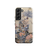 Regalia - Surreal Succulent Cornucopia Phone Case Samsung Galaxy S22 / Gloss Phone Case Intricate Surreal Floral Botanical Design Soft