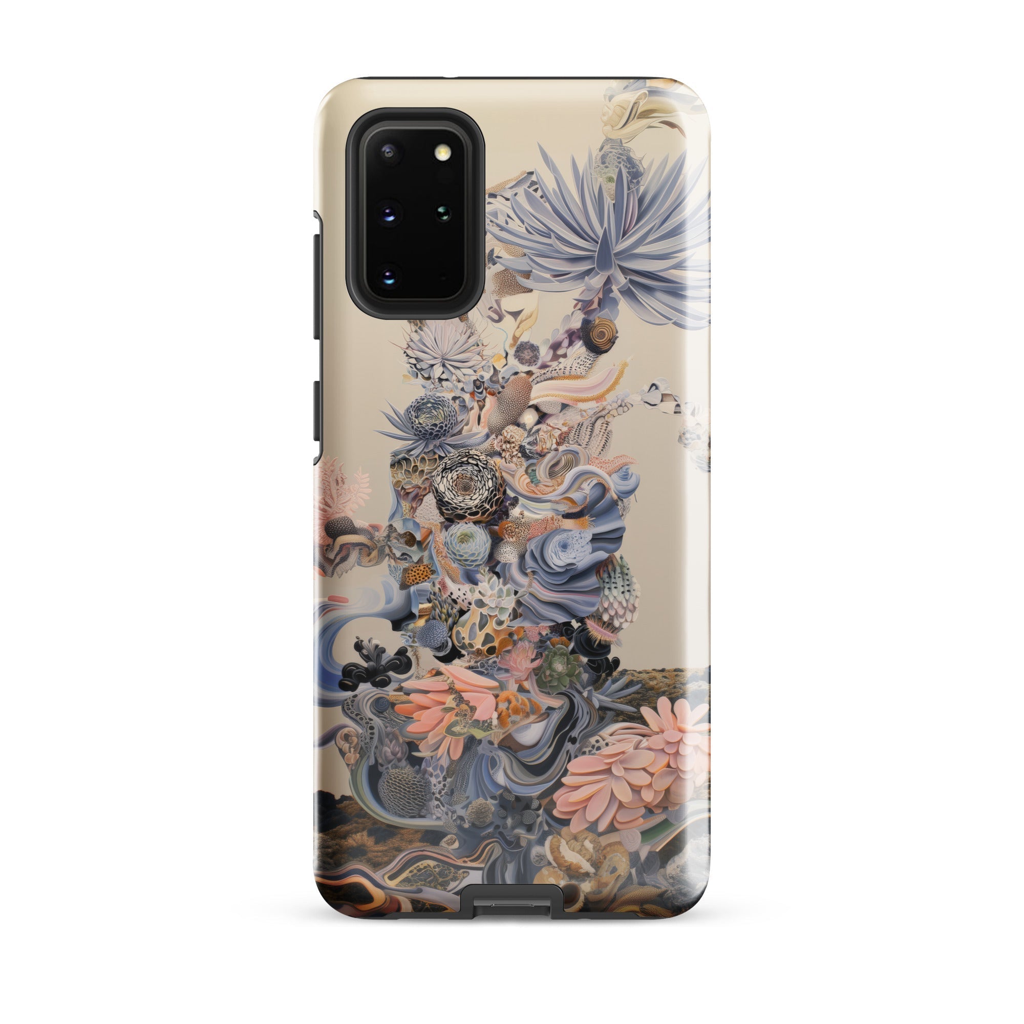 Regalia Surreal Succulent Cornucopia Samsung Case, Galaxy S20 Plus / Gloss, Smartphone Case Floral Organic Abstract Design