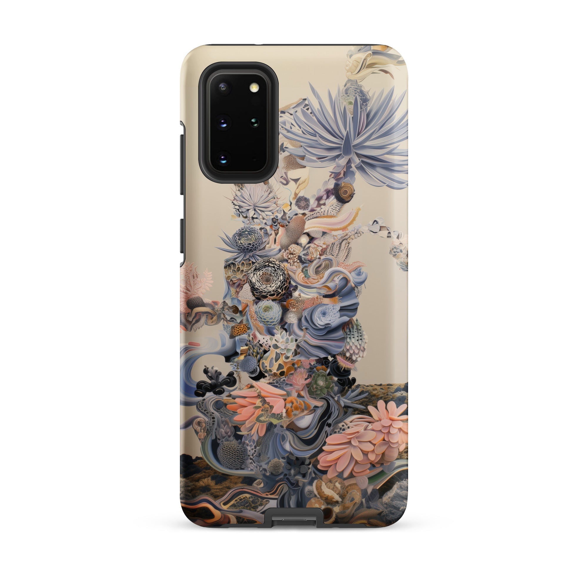 Regalia Surreal Succulent Cornucopia Samsung Case, Galaxy S20 Plus / Matte, Smartphone Case Detailed Artistic Floral Organic Design
