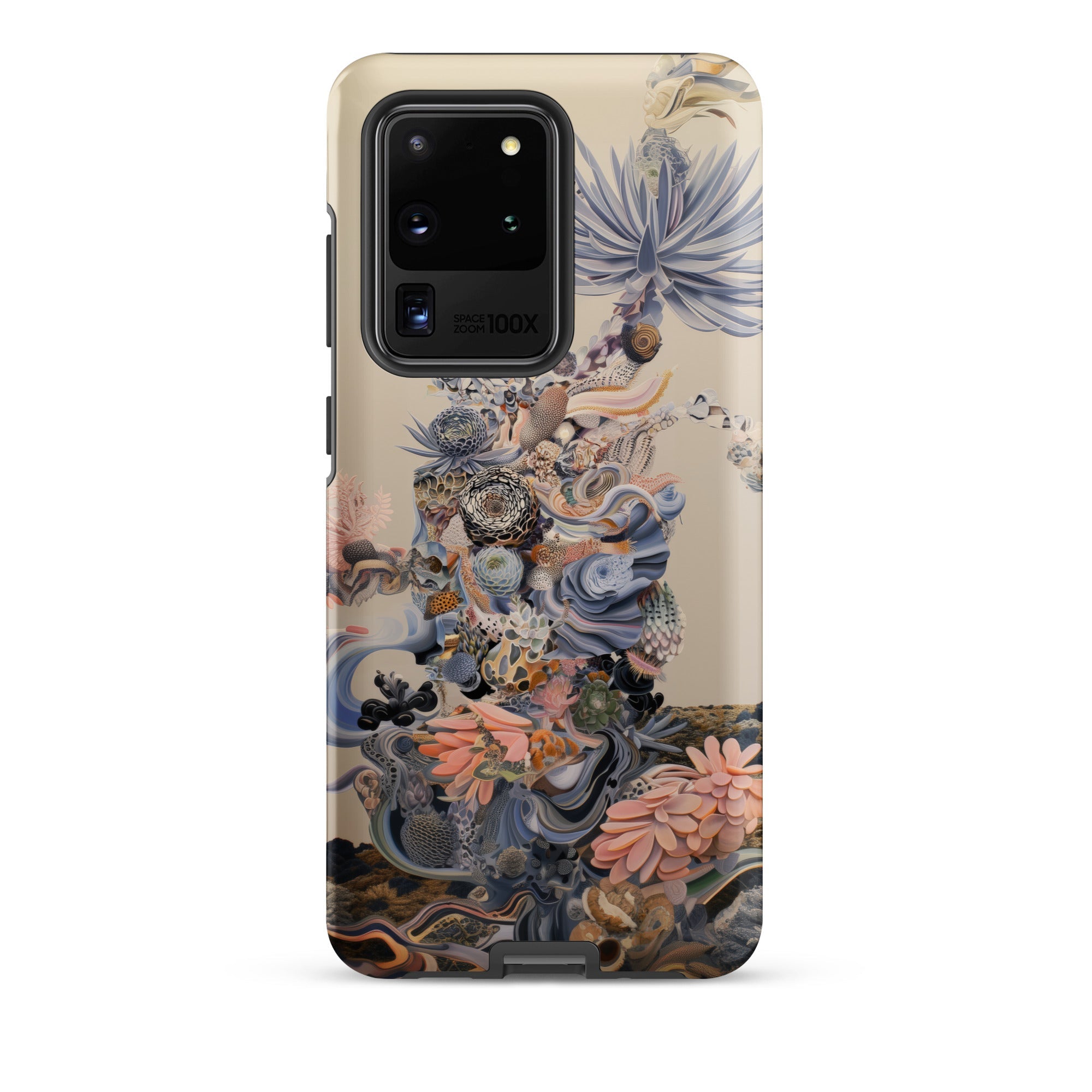 Regalia Surreal Succulent Cornucopia Samsung Case, Galaxy S20 Ultra / Matte, Smartphone Decorative Case Abstract Floral Organic Design