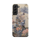 Regalia Surreal Succulent Cornucopia Samsung Case, Galaxy S22 Plus / Gloss, Smartphone Case Complex Ornate Floral Abstract Design Muted