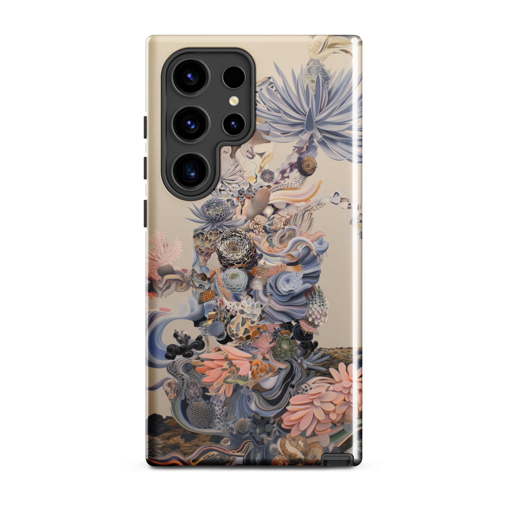 Regalia Surreal Succulent Cornucopia Samsung Case, Galaxy S24 Ultra / Gloss, Phone Case Detailed Fantastical Colorful Floral Organic Design