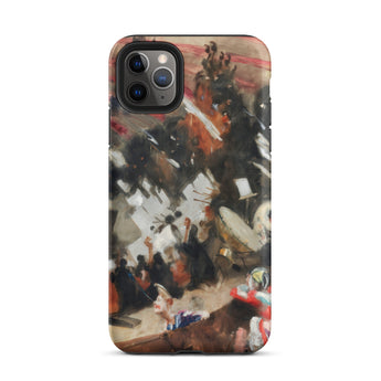 Rehearsal of the Pasdeloup Orchestra - John Singer Sargent Phone Case Iphone 11 Pro Max / Matte Rugged Phone Case Dynamic Abstract Painting
