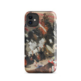 Rehearsal of the Pasdeloup Orchestra - John Singer Sargent Phone Case Iphone 11 / Gloss Rugged Transparent Phone Case Vibrant Abstract