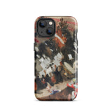 Rehearsal of the Pasdeloup Orchestra - John Singer Sargent Phone Case Iphone 13 / Gloss Rugged Transparent Phone Case Vibrant Abstract