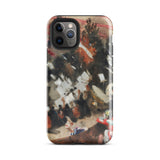 Rehearsal of the Pasdeloup Orchestra - John Singer Sargent Phone Case Iphone 11 Pro / Gloss Rugged Transparent Phone Case Vibrant Abstract