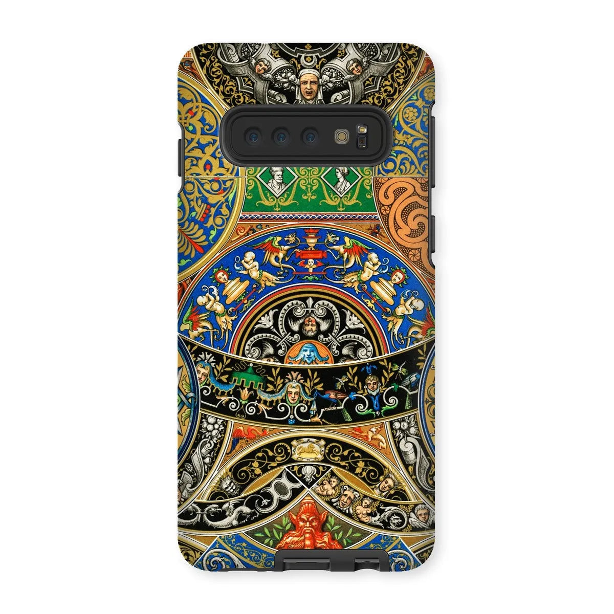 Renaissance Pattern 2 By Auguste Racinet Tough Phone Case - Samsung Galaxy S10 / Gloss - Mobile Phone Cases - Aesthetic