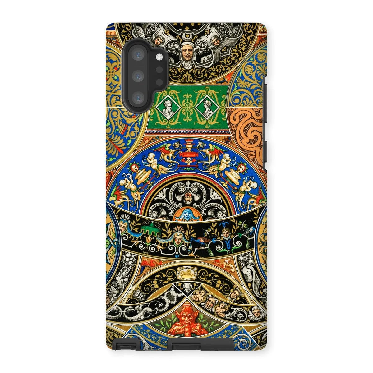 Renaissance Pattern 2 By Auguste Racinet Tough Phone Case - Samsung Galaxy Note 10p / Gloss - Mobile Phone Cases