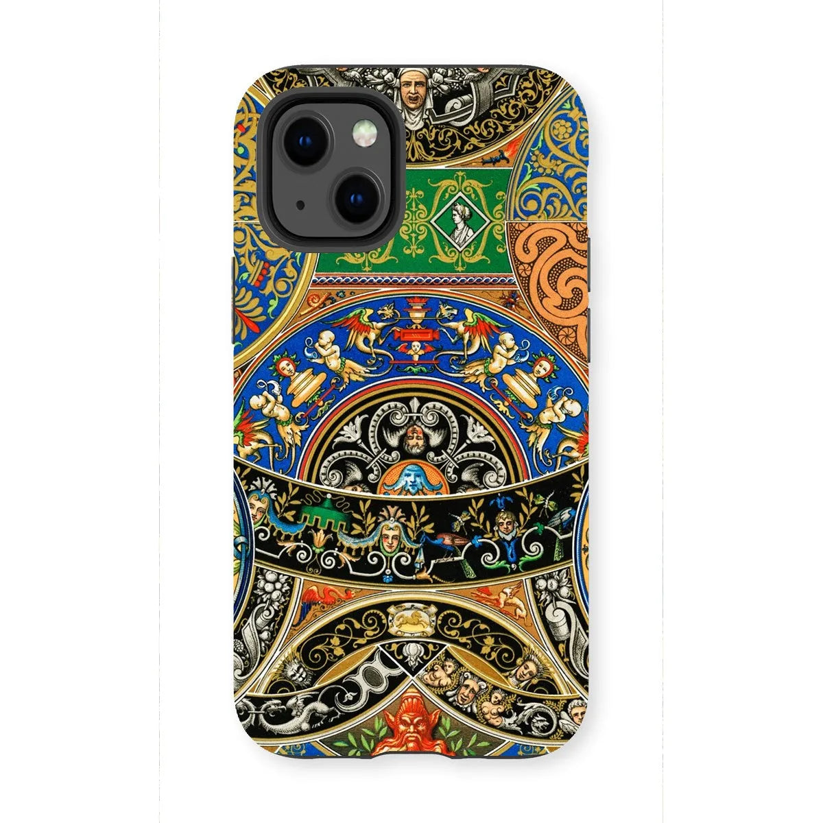 Renaissance Pattern 2 By Auguste Racinet Tough Phone Case - Iphone 13 Mini / Gloss - Mobile Phone Cases - Aesthetic Art