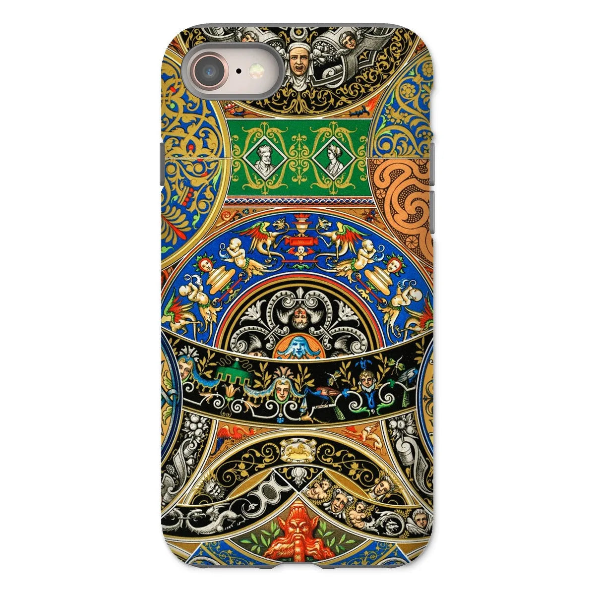 Renaissance Pattern 2 By Auguste Racinet Tough Phone Case - Iphone 8 / Gloss - Mobile Phone Cases - Aesthetic Art