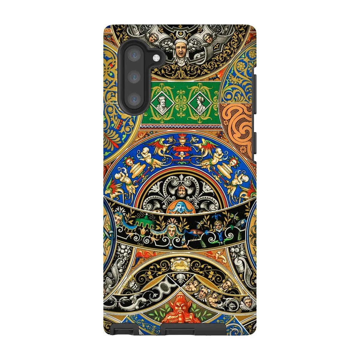 Renaissance Pattern 2 By Auguste Racinet Tough Phone Case - Samsung Galaxy Note 10 / Gloss - Mobile Phone Cases