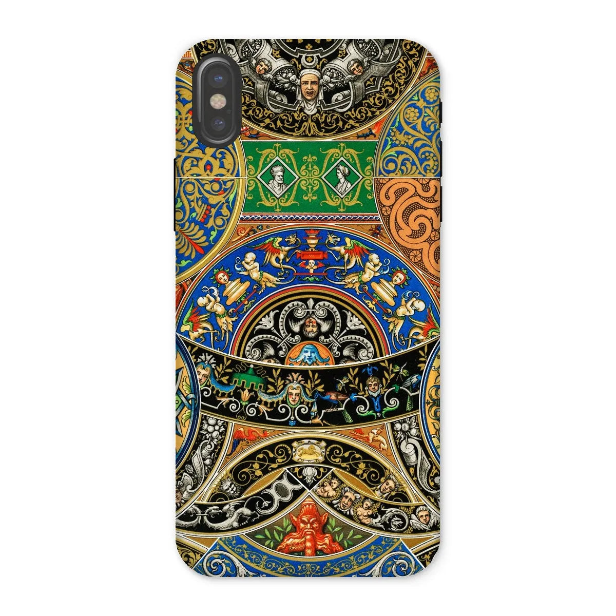 Renaissance Pattern 2 By Auguste Racinet Tough Phone Case - Iphone x / Gloss - Mobile Phone Cases - Aesthetic Art