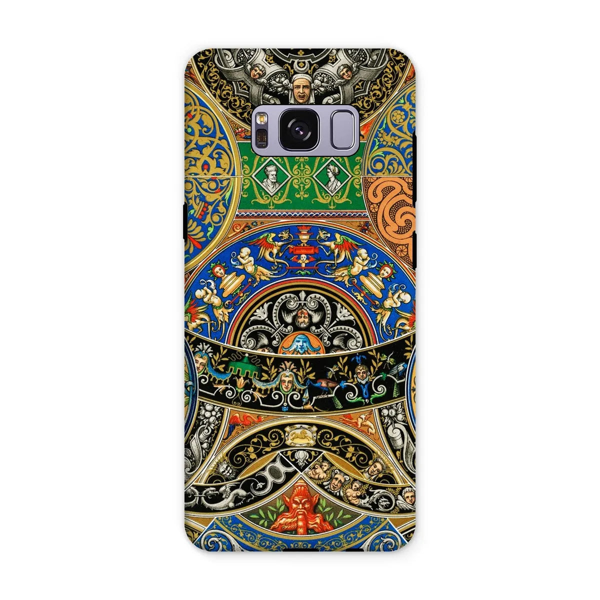 Renaissance Pattern 2 By Auguste Racinet Tough Phone Case - Samsung Galaxy S8 Plus / Gloss - Mobile Phone Cases