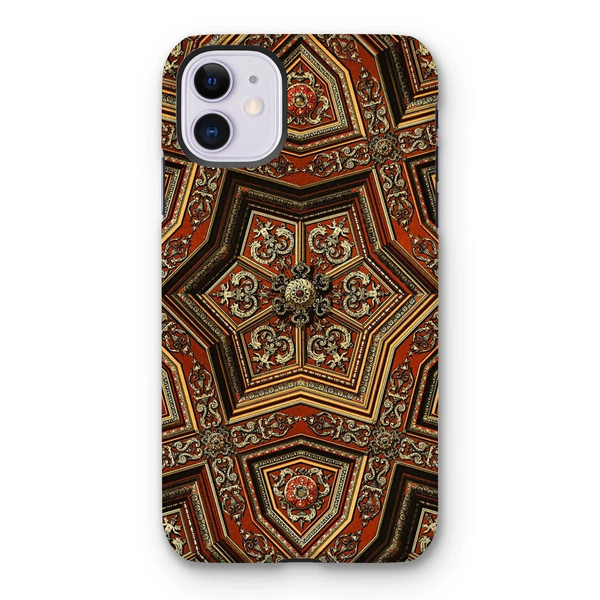 Renaissance Pattern - Auguste Racinet Iphone Case, 11 / Gloss, Ornate Iphone Case Intricate Geometric Floral Pattern Rich