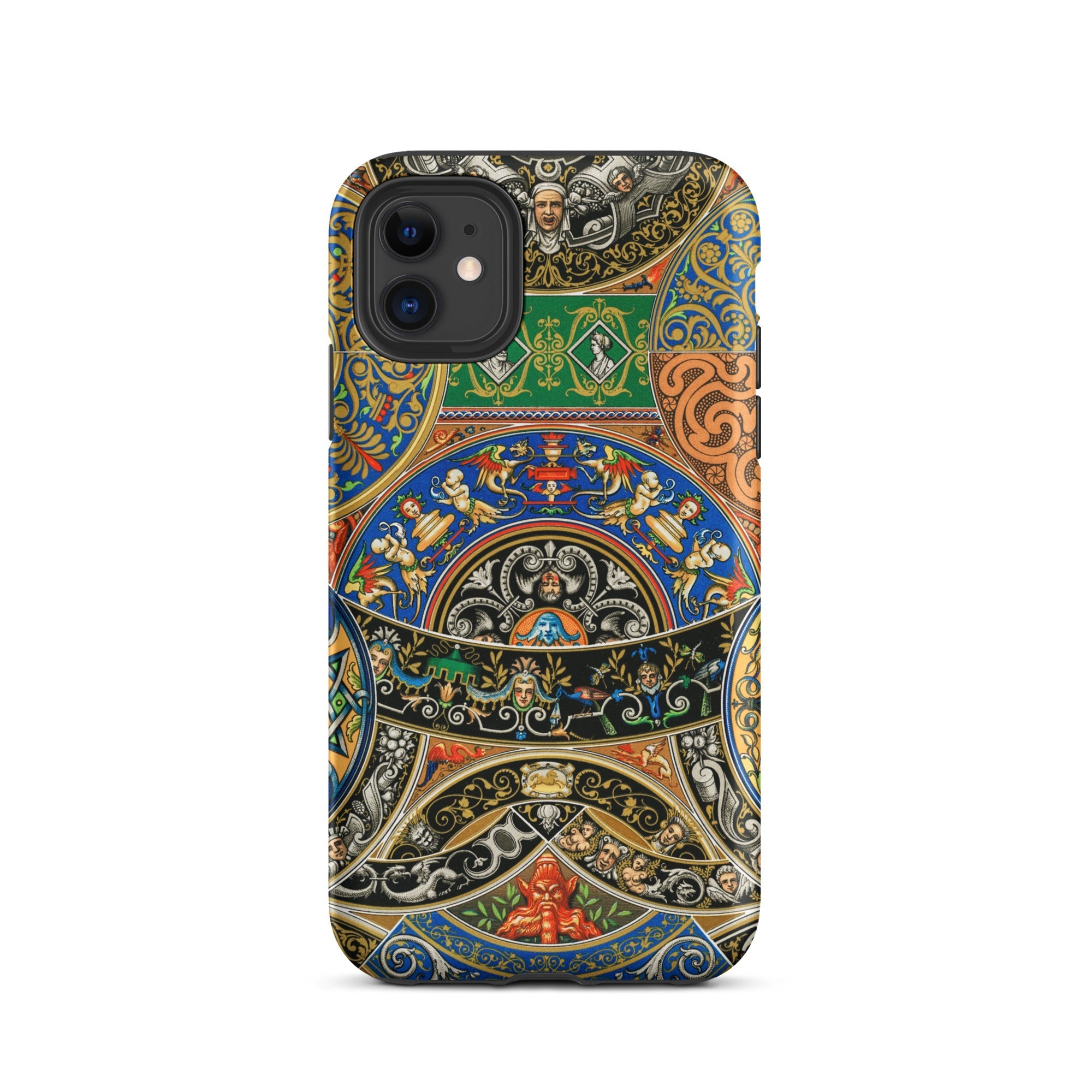 Renaissance Pattern Auguste Racinet Iphone Case, 11 / Matte, Ornate Patterned Phone Case
