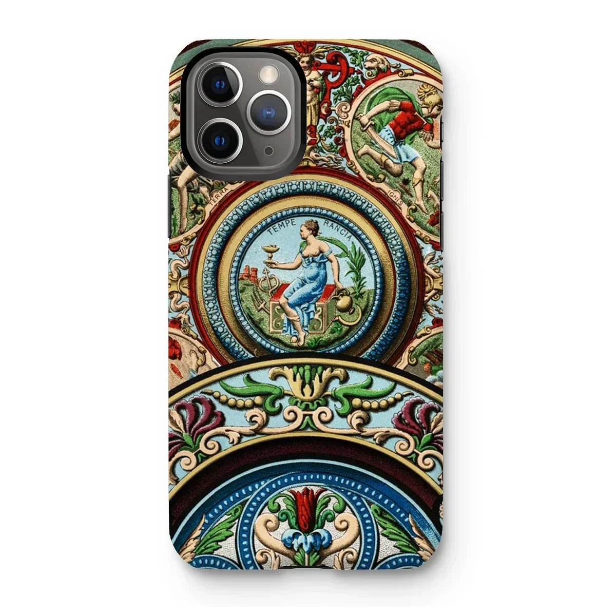 Renaissance Pattern - Auguste Racinet Iphone Case, 11 Pro / Matte, Ornate Iphone Case Intricate Renaissance-style Artwork Medallions