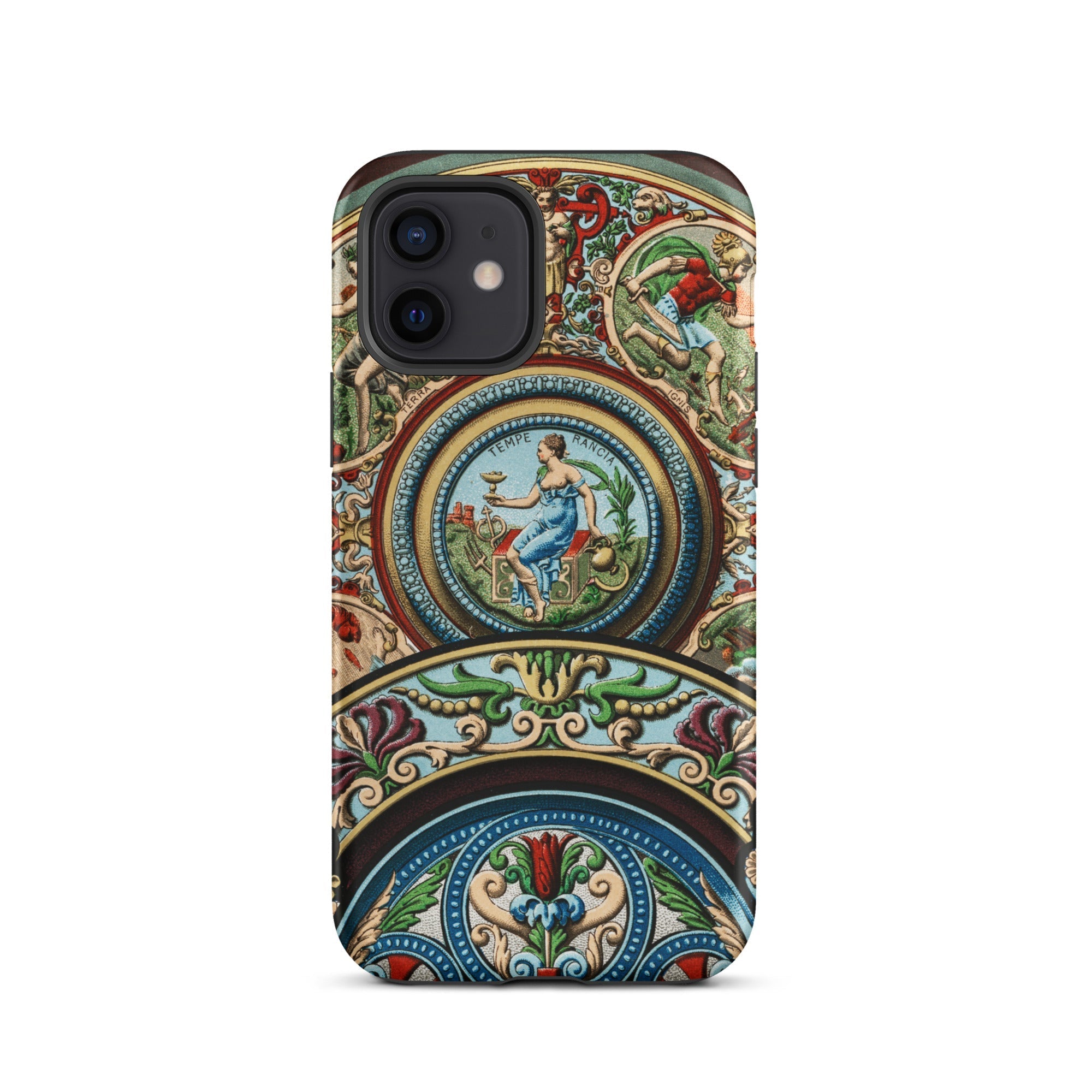 Renaissance Pattern Auguste Racinet Iphone Case, 12 / Matte, Ornate Patterned Phone Case