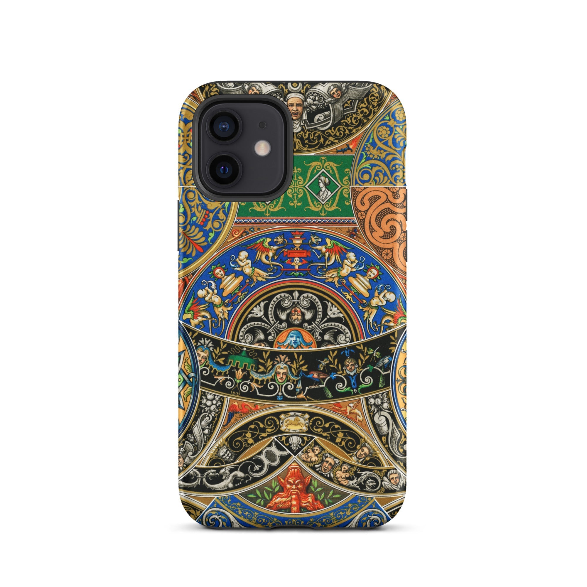 Renaissance Pattern Auguste Racinet Iphone Case, 12 / Matte, Ornate Patterned Phone Case
