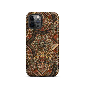 Renaissance Pattern - Auguste Racinet Iphone Case, 12 Pro / Matte, Ornate Starburst Patterned Phone Case