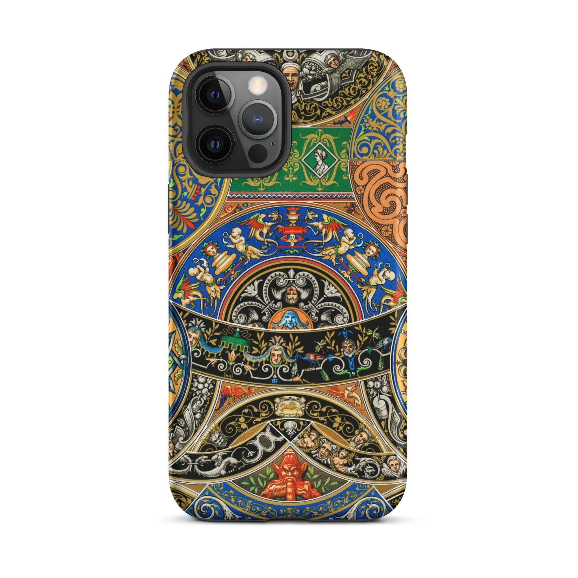 Renaissance Pattern Auguste Racinet Iphone Case, 12 Pro Max / Matte, Ornate Patterned Phone Case
