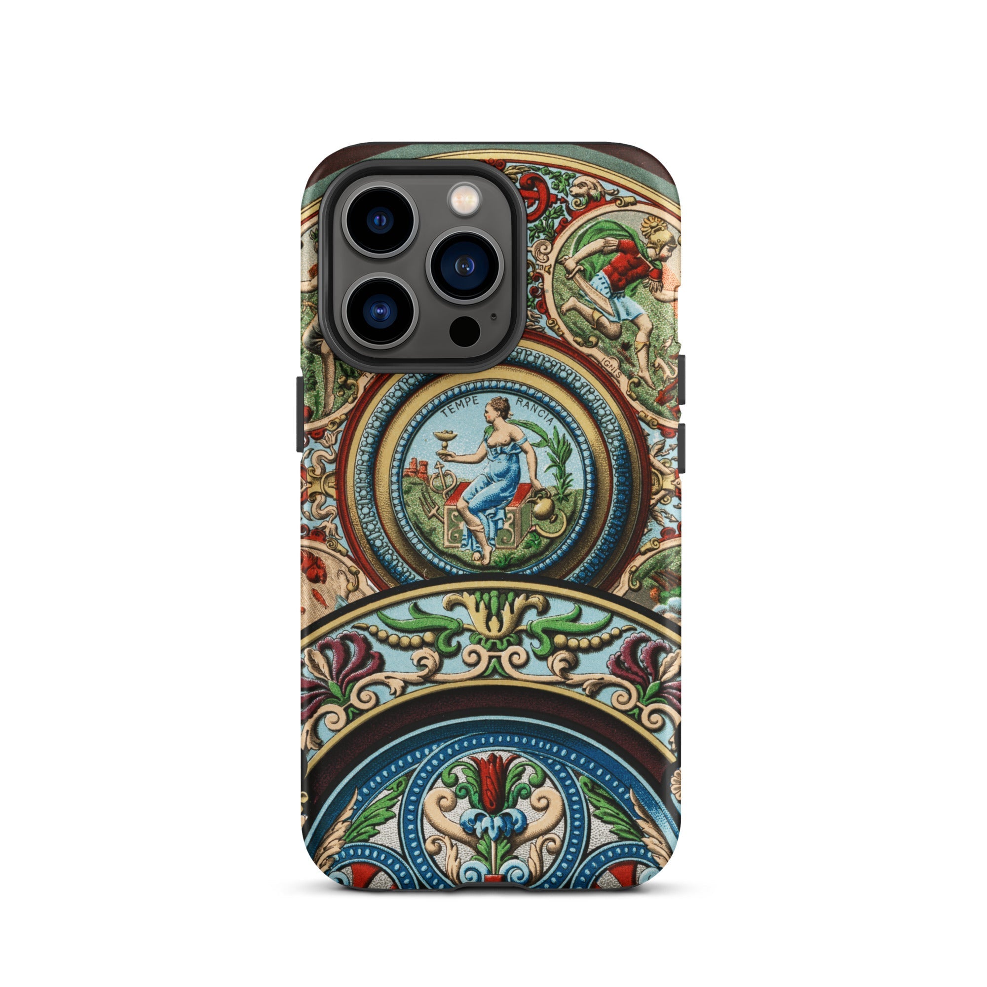 Renaissance Pattern Auguste Racinet Iphone Case, 13 Pro / Matte, Ornate Patterned Phone Case