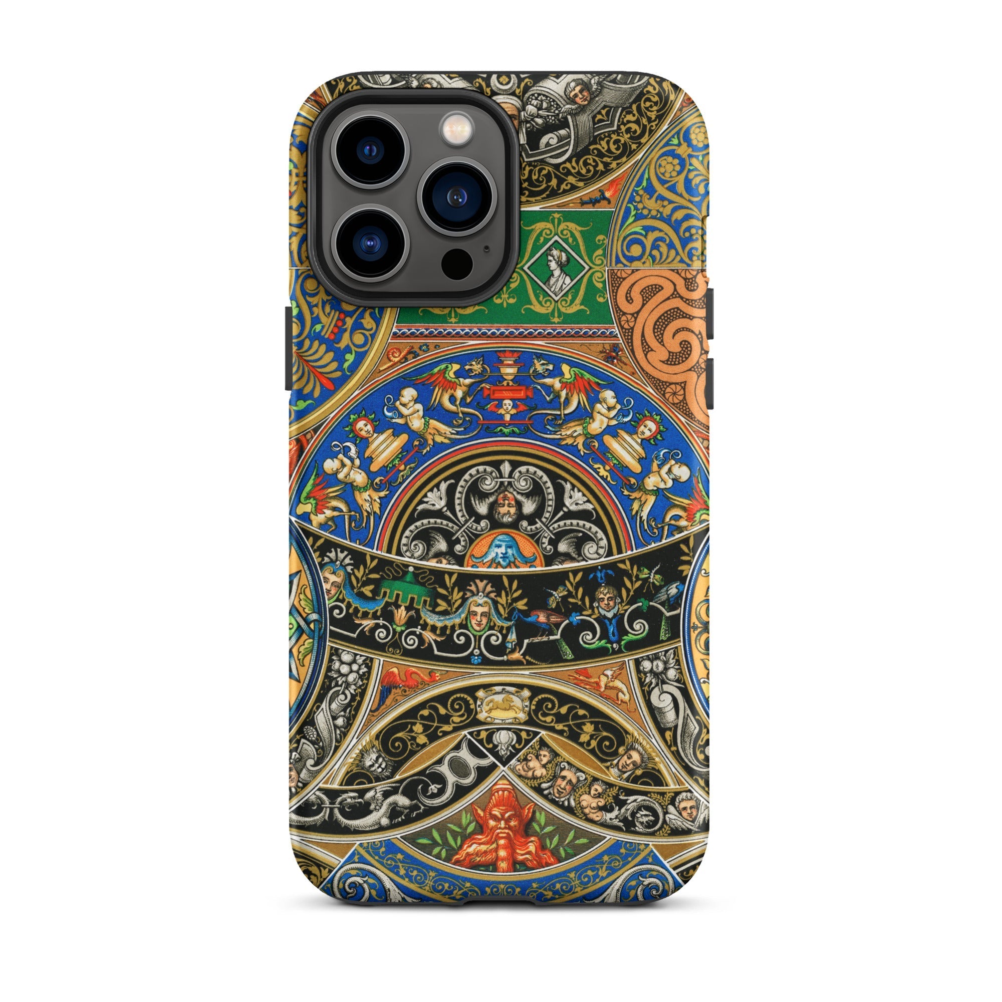 Renaissance Pattern Auguste Racinet Iphone Case, 13 Pro Max / Matte, Ornate Patterned Phone Case