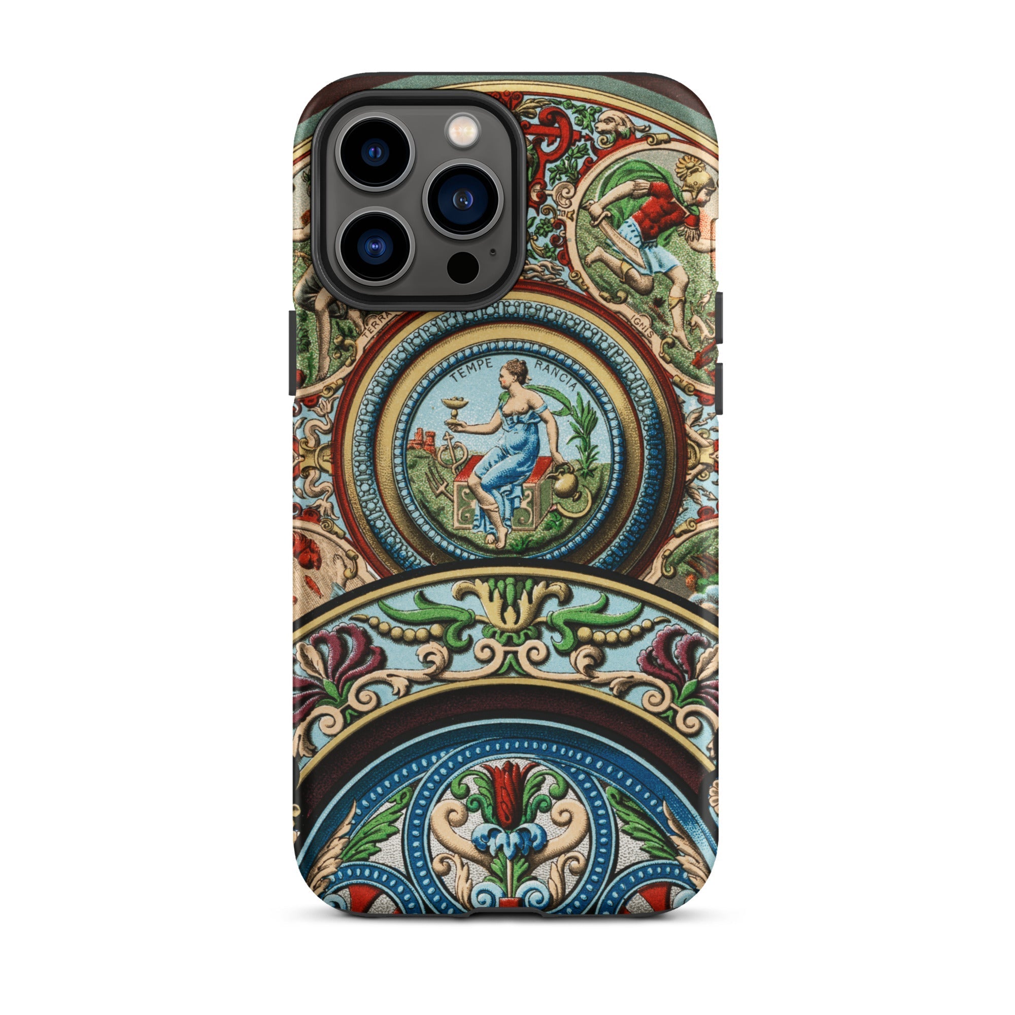 Renaissance Pattern Auguste Racinet Iphone Case, 13 Pro Max / Matte, Ornate Patterned Phone Case