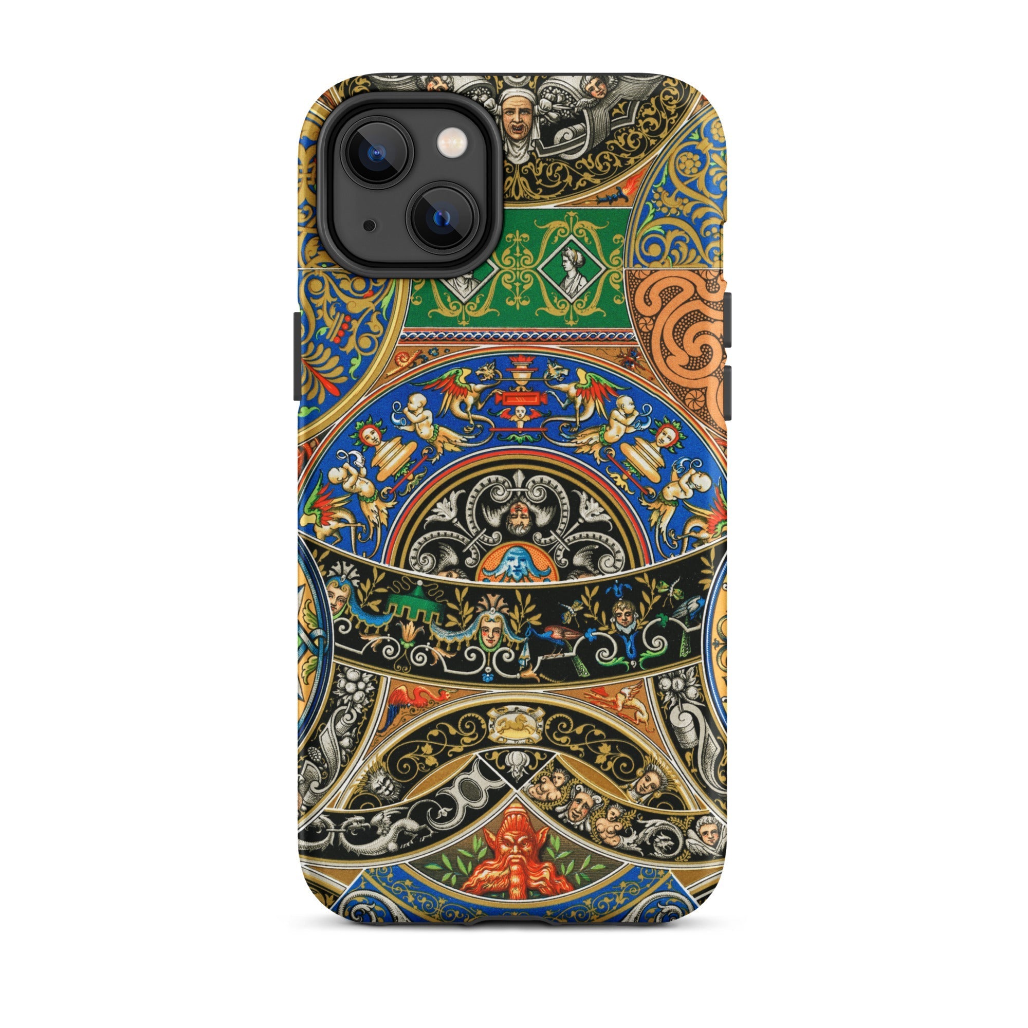 Renaissance Pattern Auguste Racinet Iphone Case, 14 Plus / Matte, Ornate Patterned Phone Case
