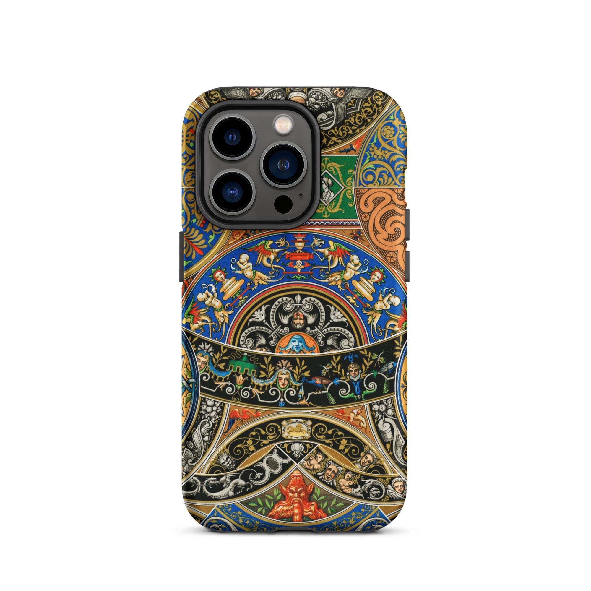 Renaissance Pattern Auguste Racinet Iphone Case, 14 Pro / Matte, Ornate Patterned Phone Case