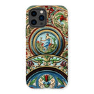 Renaissance Pattern - Auguste Racinet Iphone Case, 14 Pro / Matte, Ornate Phone Case Classical-style Artwork Circular Medallions Intricate