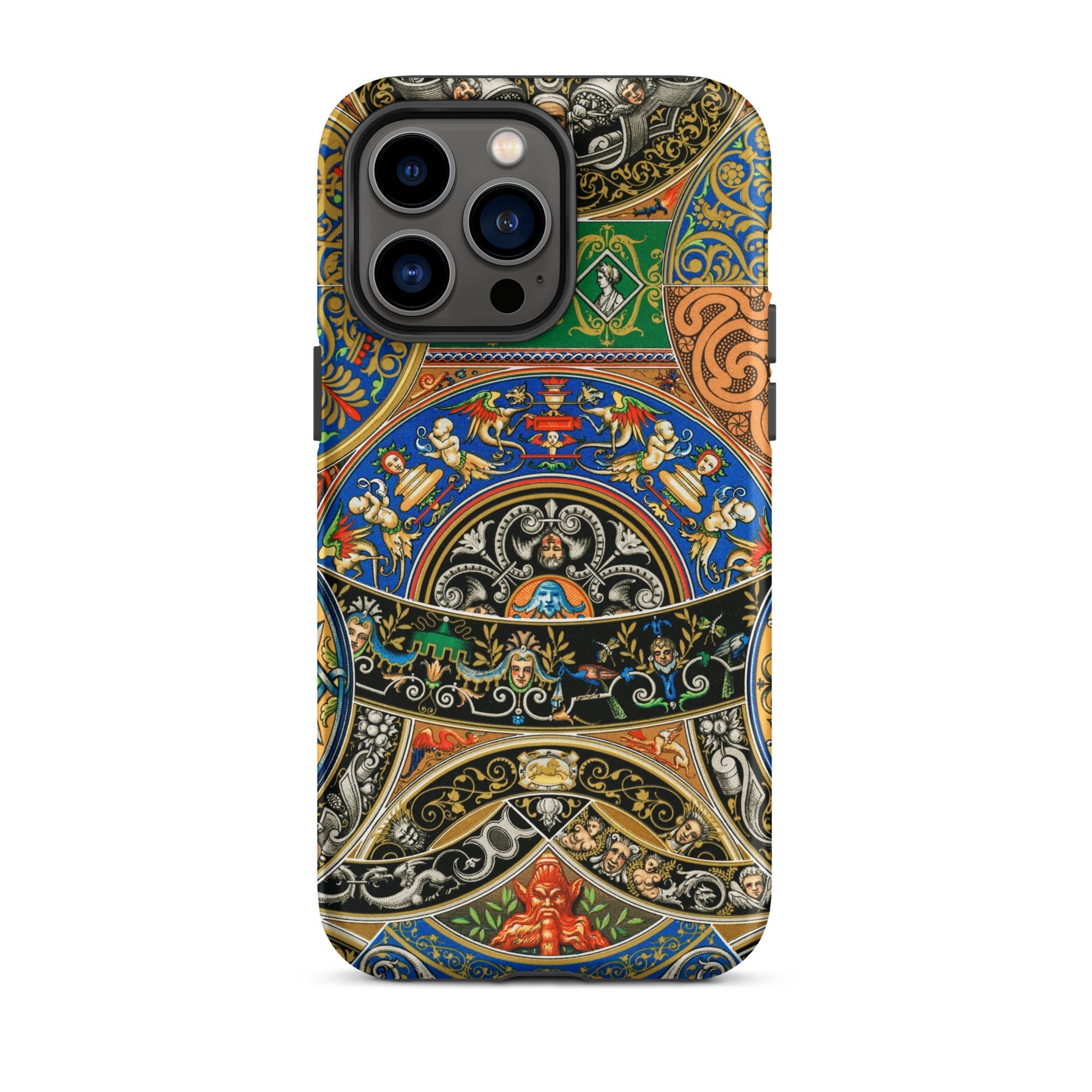 Renaissance Pattern Auguste Racinet Iphone Case, 14 Pro Max / Matte, Ornate Patterned Phone Case