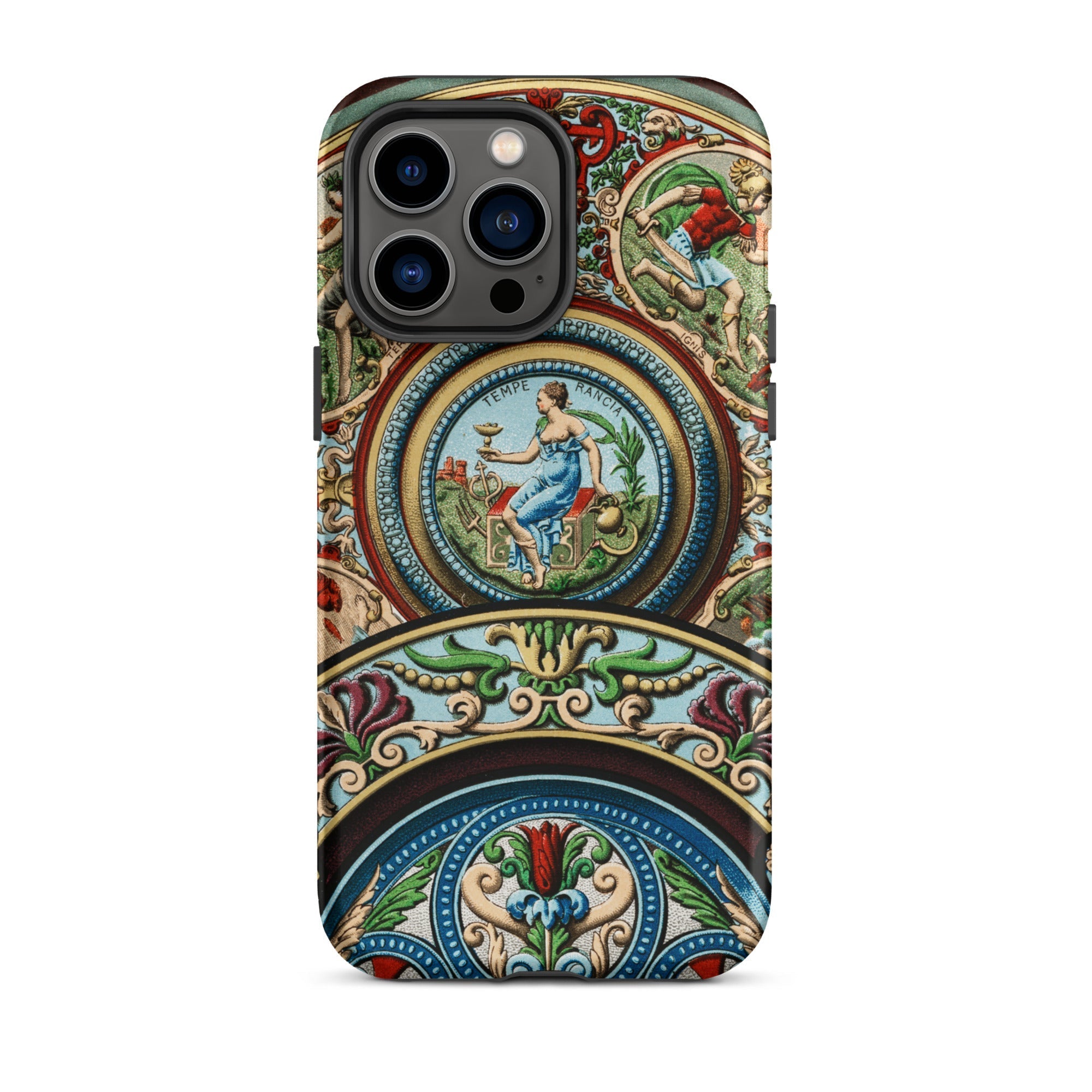 Renaissance Pattern Auguste Racinet Iphone Case, 14 Pro Max / Matte, Ornate Patterned Phone Case
