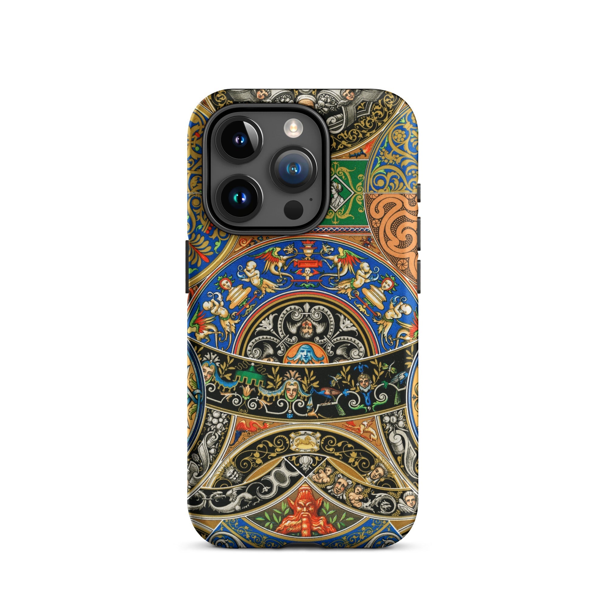 Renaissance Pattern Auguste Racinet Iphone Case, 15 Pro / Matte, Ornate Patterned Phone Case