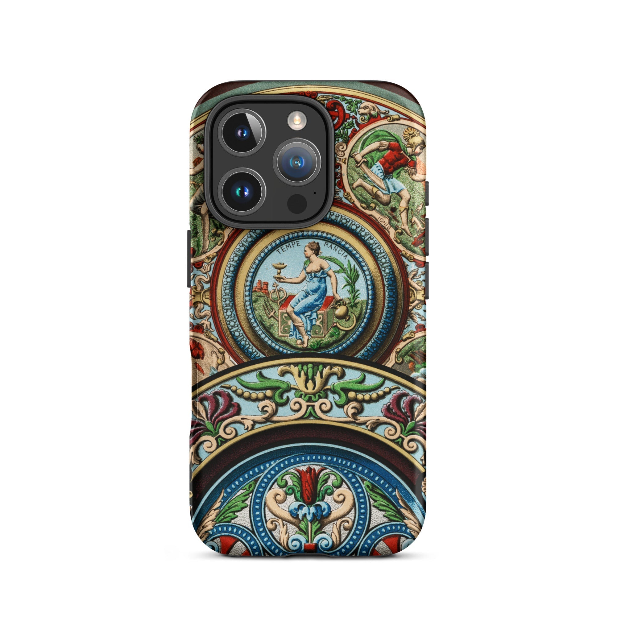 Renaissance Pattern Auguste Racinet Iphone Case, 16 Pro / Matte, Ornate Patterned Phone Case