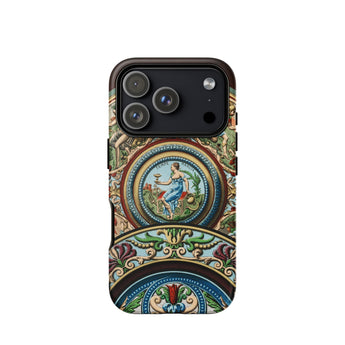 Renaissance Pattern - Auguste Racinet Iphone Case 17 Pro / Matte Iphone 12 Pro Max Case Intricate Classical Design Auguste Racinet, Cradle