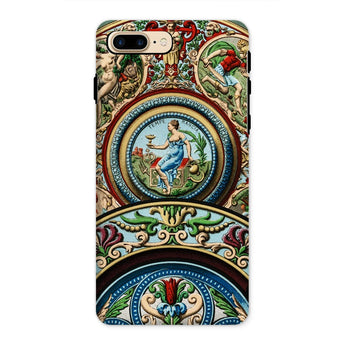 Renaissance Pattern - Auguste Racinet Iphone Case, 8 Plus / Matte, Ornate Phone Case Classical Renaissance-style Artwork Medallions
