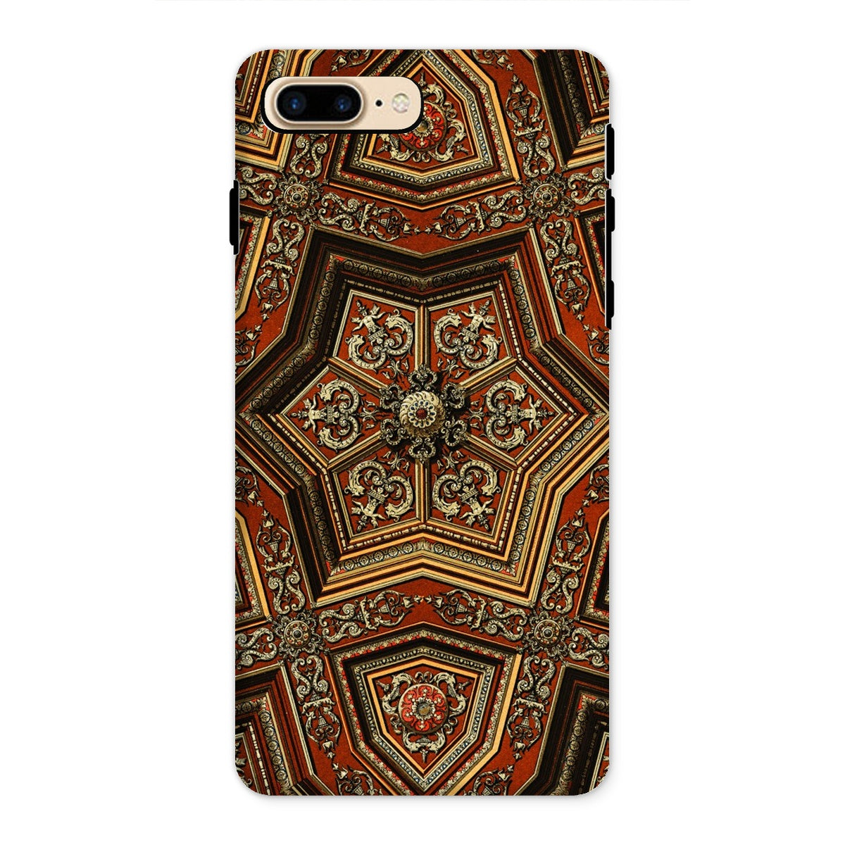 Renaissance Pattern Auguste Racinet Iphone Case, 8 Plus / Matte, Ornate Phone Case Intricate Geometric Floral Patterns Rich