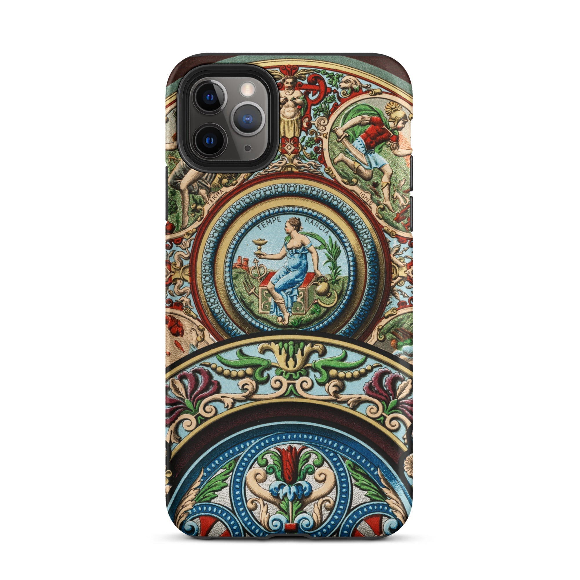 Renaissance Pattern Auguste Racinet Iphone Case, Ornate Iphone Case