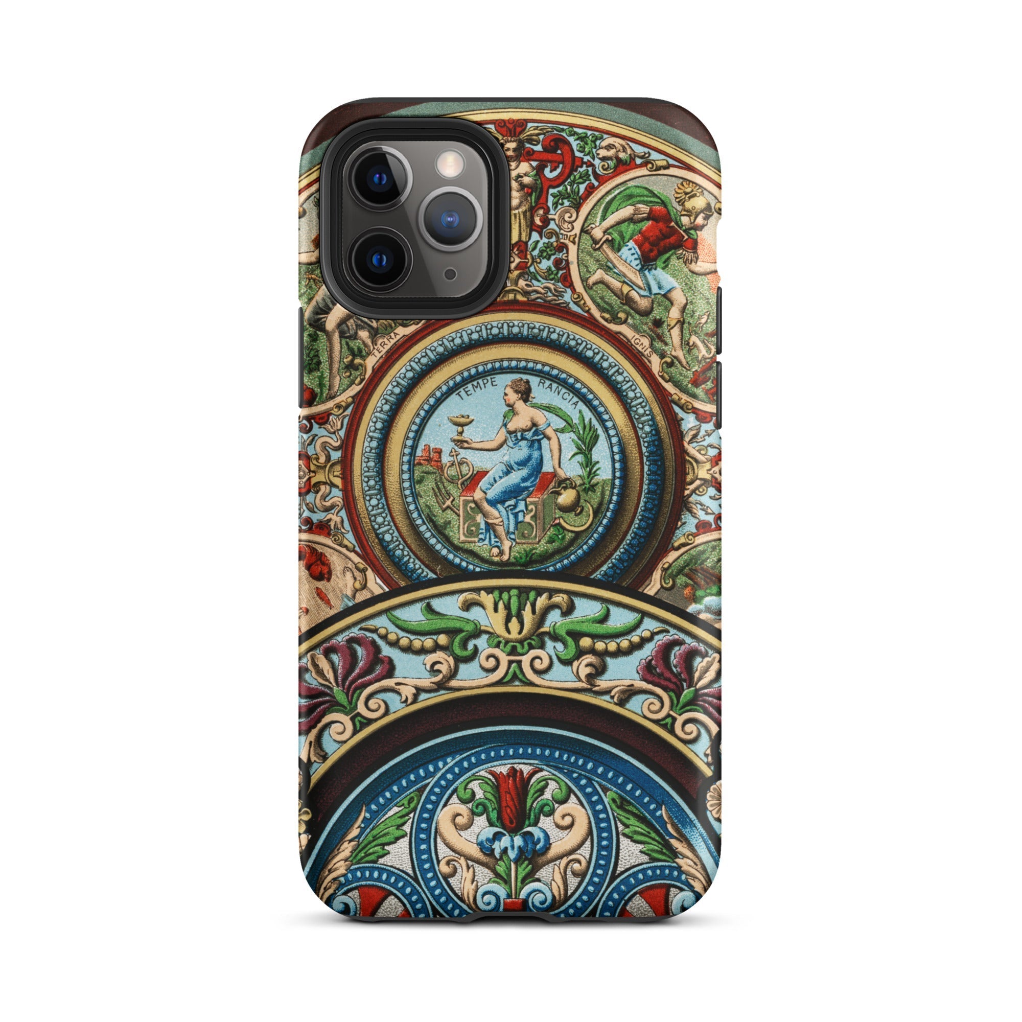 Renaissance Pattern Auguste Racinet Iphone Case, Ornate Patterned Phone Case